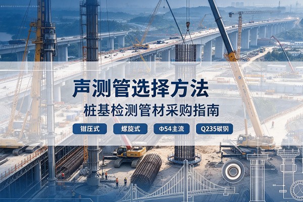 定远声测管选型标准
