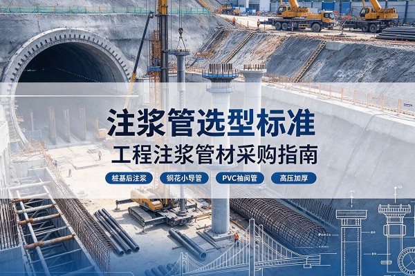 定远注浆管选型标准